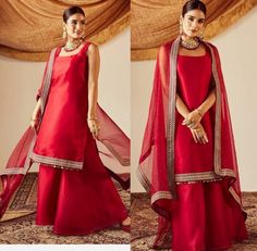 Buy Red Salwar Kameez Stitched Punjabi Suit Ladies Indian Women Dresses Readymade Shalwar Plus Size Kurta Set Online in India - Etsy Red Salwar Kameez, Red Salwar Suit, Sewing Hand, Plazzo Suits, Red Kurta, Western Outfits Women, Punjabi Suit, Sewing Fabrics, Plain Fabric