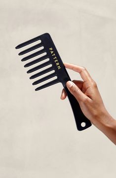 Tackle tangled wet hair and flat tresses with this wide-tooth comb outfitted with a comfy handle. Polycarbonate Imported Black Owned/Founded Combs Aesthetic, Hair Combs, Hair Styling Tools, Wide Tooth Comb Aesthetic, Rattail Comb, Wooden Wide Tooth Comb, Fine Tooth Comb, Beauty Patterns, Wide Tooth Comb