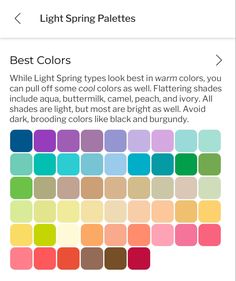 the color palettes in this app are all different colors, but it's not too