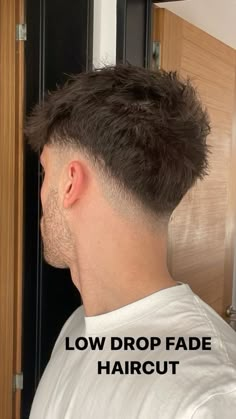 Mens Haircut 1 To 2 Fade, Mens V Fade Haircut, V In The Back Haircut, Midfade Hairstyle Straight Hair, Low Drop Fade Textured Fringe, Low Drop Fade Middle Part, Drop Fade Messy Fringe, Men S Haircut Fade, Low Fade Haircut Straight Hair