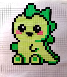 an image of a pixellated drawing of a pikachu