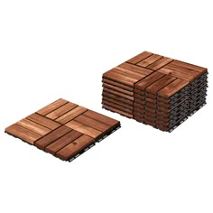 several pieces of wood stacked on top of each other