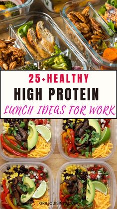 healthy high protein lunch ideas for work