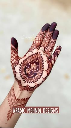 arabic mehndi designs for hands