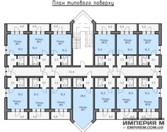 the floor plan for an apartment building with multiple floors and three levels, including two separate rooms