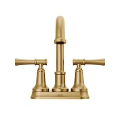 an image of a faucet with two handles