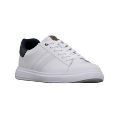 Manufacturer: Ben Sherman Size Origin: US Style Type: Casual And Fashion Sneakers Collection: Ben Sherman Closure: Material: Man Made Fabric Type: Faux Leather Sku: BH5941490 Size: 8.5.  Color: White.  Gender: male.  Age Group: adult. Sneakers Collection, Lace Sneakers, Navy Shoes, Sneaker Collection, Chuck Taylor All Star, Fashion Sneakers, Skate Shoes, Leather And Lace, Chuck Taylors