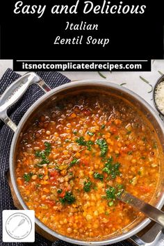 a large pot filled with soup on top of a table