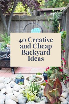 40 Creative and Cheap Backyard Ideas Hidden Backyard Spaces, Mini Backyard Ideas, Small Garden Oasis, Cheap Backyard Ideas, Diy Backyard Projects, Backyard On A Budget, Yard Transformation, Budget Landscaping, Backyard Ideas On A Budget