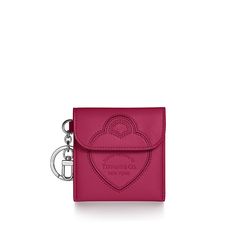 Inspired by one of the House’s most distinctive designs, the heart-shaped Return to Tiffany® bag charms are crafted in supple leather that nods to our iconic jewelry. This bag charm features a split ring for your keys and a snap clip to add it to any Return to Tiffany® bag. This bag charm is crafted in Nappa leather with palladium-plated hardware. Fuchsia Nappa leather; Nappa leather lining; Palladium-plated hardware; 4.3" square | Return to Tiffany® Pouch Bag Charm in Fuchsia Leather Designer Wishlist, Tiffany Bag, Handbag Diy, Handbag Tutorial, Iconic Jewelry, Right Here Right Now, Return To Tiffany, Diy Handbag, A Force