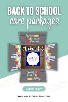 the back to school care packages are open