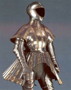 the armor worn by an individual is displayed