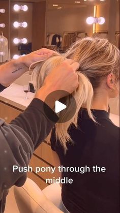 Topextensions on Instagram: "This volume hair hack is a game changer! It masks any head of hair double the volume and way more exciting! #hair #ponytail #makeover #hairtutorial" Volume Hair Styles, Ponytail Hack, Volume Ponytail, Easy Care Hairstyles, Hair Hack, Tail Hair, Curly Girl Method, Hair Ponytail, Hair Up Styles