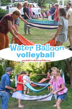 water balloon volleyball