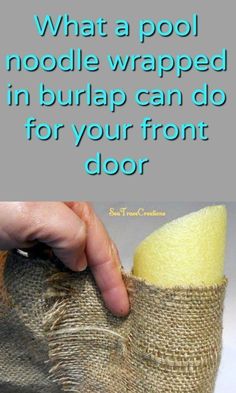 A little bit of effort, and a whole lot of wow! Trending Crafts, Burlap Wreath Diy, Creative Wreaths, Burlap Projects, Diy Burlap, Pool Noodle, Dekor Diy, Diy Outdoor Decor, Burlap Crafts