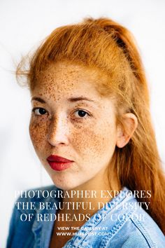 French-born, London-based photographer Michelle Marshall is documenting the stunningly diverse manifestations of the MC1R gene, particularly in people of color. Click the photo to see more... People With Red Hair, Afro Caribbean, Black Hair Dye, Costume Noir, Freckle Face, Coloured Hair, Julianne Moore, Human Form, Northern Europe