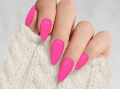 Experience the perfect blend of style and convenience with our Fuchsia Pink Press-On Nails. These nails are easy to apply and remove, ensuring a flawless look every time. Enjoy the vibrant fuchsia color that complements any outfit and occasion. 💅 See More Bright Colors here: 💅 https://www.etsy.com/shop/DawnElleDesigns?ref=search_shop_redirect&section_id=49908902  See All the Nail Designs  dawnelledesigns.etsy.com ♥️♥️🌟Please Join Our VIP mailing list for great offers. 🌟♥️♥️ https://www.dawne Nails Delicate, Pink Press On Nails, Carnation Pink, Pink Acrylic Nails, Fuchsia Color, Custom Hand Painted, Nail Stamping, Nails Magazine, Mailing List