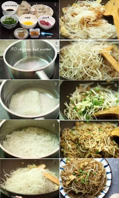 step by step instructions on how to make rice noodles