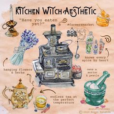 Kitchen Witch Aesthetic, Van Kitchen