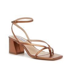 a women's high heel sandal with straps