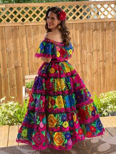 Mexican Fancy Dress, Mexican Clothing Style, Brazilian Dress, Mexican Quinceanera Dresses