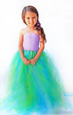 "Mermaid tutu dress, Mermaid costume, Halloween costume, Birthday outfit, Little Girls Tutu Dress, Baby Girls Tutu, Toddler Tutu, Smash Cake Outfit, Kids Tutu Skirt, Infant Tutus, Adult Ladies Teen Size, Children's Tutus, Child Size, Little Girls Tutu Dress, Halloween Costume, Kids Dress, Kids Outfit A full tulle tutu made on an unlined crochet top is perfect for so many uses! Wear as a Halloween costume, use as a photography prop, parade or pageant wear, first birthday party outfit, school play Mermaid Dress Girls, Mermaid Birthday Outfit, Tutu En Tulle, Mermaid Tutu, Girls Tulle Skirt, Tutu Skirt Kids, Birthday Tutu Dress, Princess Tutu Dress, Long Tutu