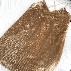 Nwt! Fully Lined. Gold Sequins. This Dress Is Awesome! Gold Mini Dress, Kylie Dresses, Kylie Dress, Mini Gold Dress, Gold Sequin Dress, Gold Sequins, Kendall Kylie, Kendall + Kylie, Gold Sequin