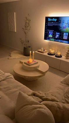 neutral and cozy apartment decor ideas Neutral Home Decor, Deco Studio, Apartment Living Room Design, Dream Apartment Decor, Tiny Studio, Living Room Living Room, Future Apartment Decor, Studio Studio, Studio Apartment Ideas