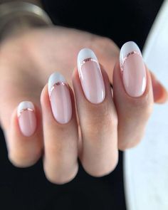 Creative Backyard, Bridesmaids Nails, White Tip Nails, French Manicure Nails, French Tip Acrylic Nails, Makijaż Smokey Eye, Homecoming Nails