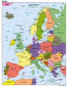 a map of europe with the words go to europe written in large letters on it