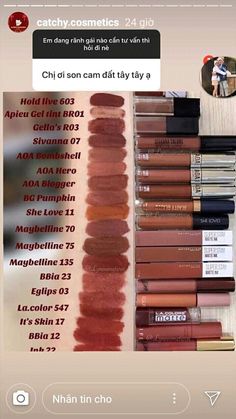 Lipstick Guide, Lip Color Makeup, Korean Eye Makeup, Maybelline Makeup