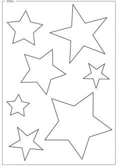 the star pattern is shown in black and white