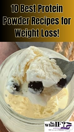 Lose weight quickly with these 10 best protein powder recipes for weight loss. These 10 protein powder recipes were very instrumental in helping me to lose 46 pounds in 4 months and keep it off for over two years now! Fuel your body with nutritious ingredients. Start today! #proteinpowderrecipes #weightloss Best Way To Use Protein Powder, Protein Powder Recipes Snacks, High Protein Powder Recipes, Protein Powder Before And After, Slim Fast Powder Recipes, 1 Up Nutrition Protein Recipes, Premier Powder Protein Recipes