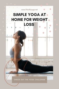 Are you looking for a yoga routine you can do from your own home? Then you are in the right place! Check out my blog and learn how you can lose weight with yoga fast and easily. Even suitable for beginners. Yoga Challenge For Beginners, Yoga Workout Routine, Simple Yoga, Yoga Burn, Yoga Program, Advanced Yoga, Cool Yoga Poses, 50 Pounds, Yoga At Home