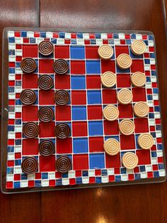 a close up of a board game on a table