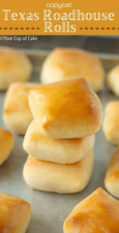 these texas roadhouse rolls are so good they're ready to be baked in the oven