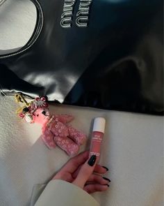 Kylie Jenner Bags, Teddy Bear Bag, Bear Bag, Kylie Jenner Lipstick, Kylie Jenner Makeup, H.e.r Aesthetic, Pink Teddy Bear, Pink Teddy