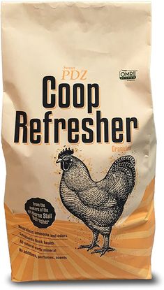 a bag of coop refresher on a white background