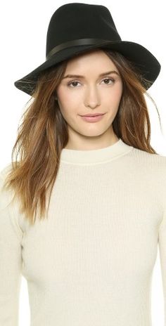 Rag & Bone Floppy Brim Fedora | SHOPBOP Black Trousers, Menswear Inspired, Festival Wear, Who What Wear, Hat Designs, Rag & Bone, Hat Fashion, Boho Dress, Fashion Magazine