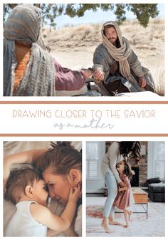 the cover of drawing closer to the savor, featuring photos of people and children