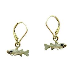 Details: Made in Montana 9/16" wide and 1/4" long 100% 14-karat gold We all have a fisherwoman in our lives who dreams about fishing none stop through the day and getting the best catch out of everyone. The Sam Ferraro Trout Gold Earrings will be a great gift for any fisherwoman in your life. The gold earrings will be perfect for any occasion whether it be work or going out with some friends. Sam Ferraro makes all of this jewelry out the finest metals and hand makes every piece. The Sam Ferraro Caught Out, Some Friends, Metal Jewelry, Montana, Gold Earrings, Piercings, Going Out, Fishing, Great Gifts