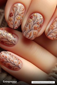 From the warm and comfortable sweaters to the bright colours of autumn, your nails can also enjoy the beautiful colours of the season. Or if you are planning for some traditional festive season or other occasion or simply want an autumn look always with you, here are 30+ beautiful nail art designs to nail art. It is time to bring out the absence of creativity and stand out with these... Pink Nail Art Designs, Simple Spring Nails, Nagellack Trends, Luxury Photography, Fall Nail Art Designs, Cute Spring Nails, Her Nails, Pink Nail Art, Floral Nail Art