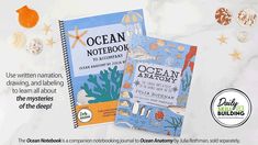 two ocean notebooks sitting next to each other