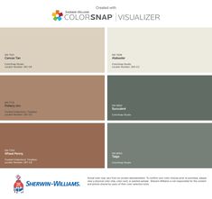 the color scheme for sherylin - williams's colorsnap visualizer