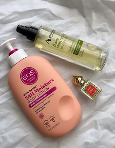 Body Oil Aveeno, Eos Pink Champagne, Nemat Amber Oil, Eos Jasmine Peach Combo, Pink Champagne Eos Lotion, Eos Pink Champagne Combo, Eos Lotion Perfume Combo, Perfume And Lotion Combos, Aveeno Body Oil