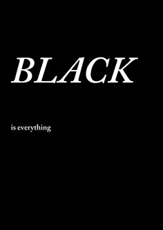 a black background with the words black on it