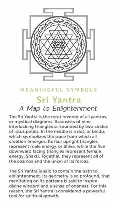 Tantra Tattoo Symbols, Shri Yantra Tattoo, Sacred Geometry Art Spiritual, Tantric Symbols, Alchemy Symbols Sacred Geometry, Sri Yantra Tattoo, Sacred Geometry Meanings, Yantra Tattoo, Shree Yantra