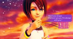 a qoute from Kingdom Hearts Rogue Galaxy, Kairi Kingdom Hearts, Sora And Kairi, Fantasy Series