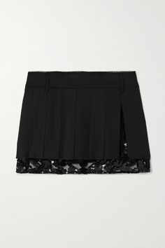 Tulle Mini Skirt, Party Skirt, Black Mini Skirt, Virtual Closet, Black Wool, Net A Porter, Her Style, Women Collection, Dream Closet