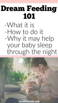 a woman holding a baby in her lap with the words, how to help your baby sleep through the night